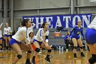 Volleyball vs Emerson  Wheaton College Women's Volleyball vs Emerson College. - Photo by Keith Nordstrom : Wheaton, Volleyball, VB2019